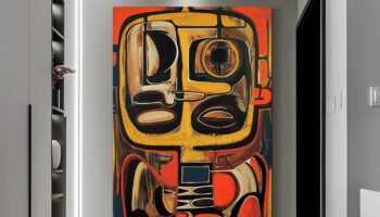 African-Influenced Paintings by Nikss Art