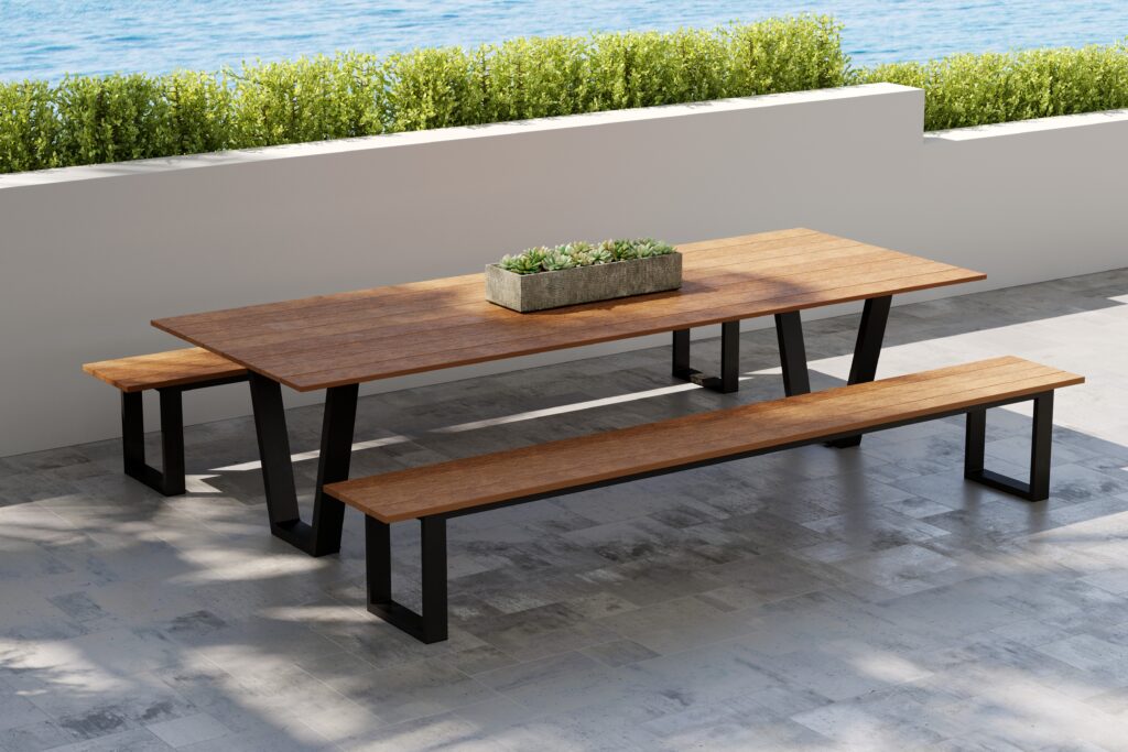 Bosca table and bench