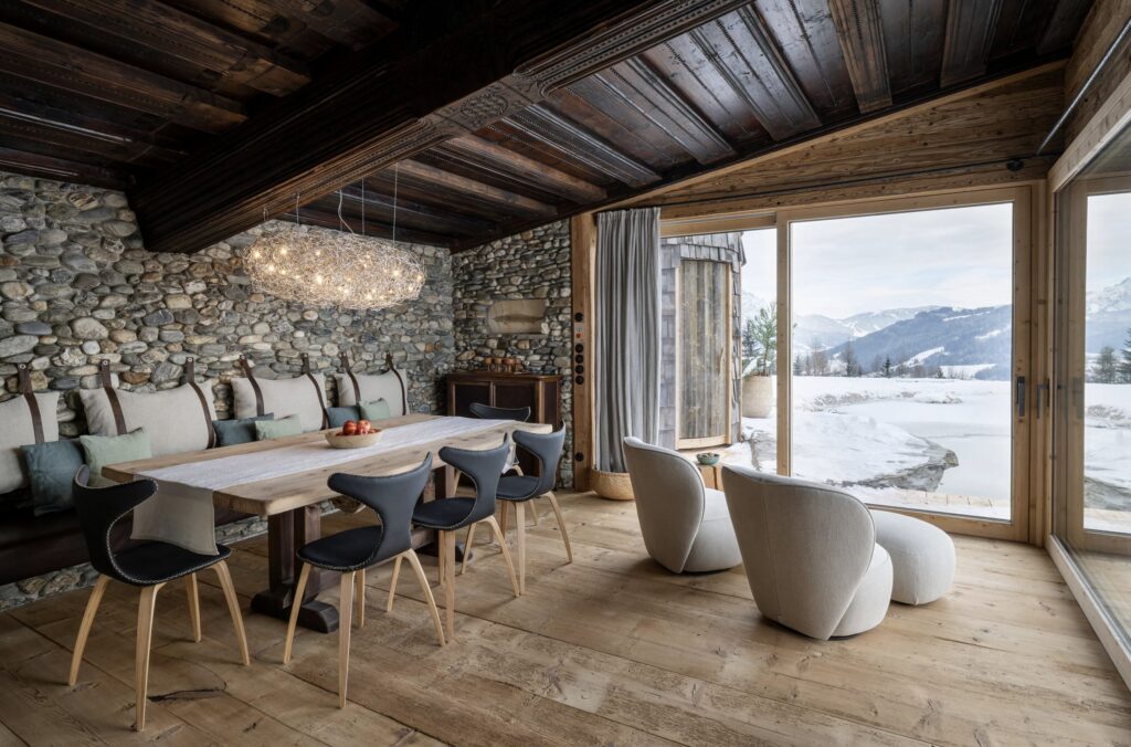 Nuvola above dining table