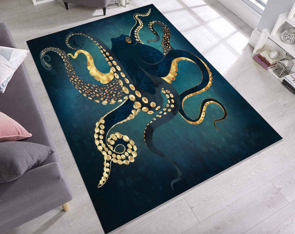 Octopus Rug as seen from above