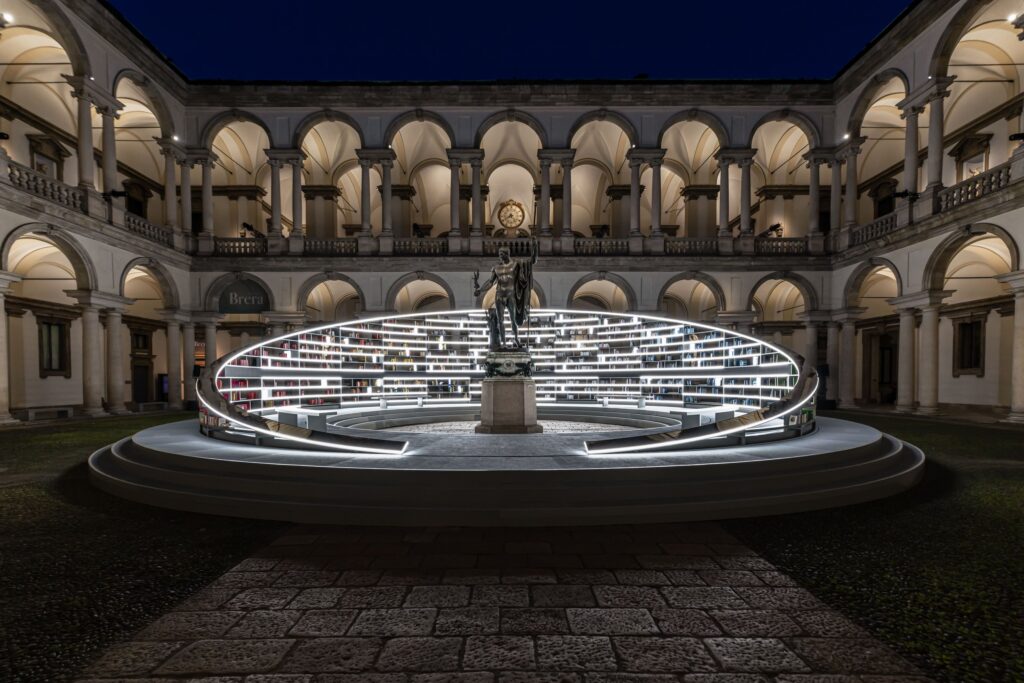 Salone 2025: Library of Light by Es Devlin Salone 2025: Library of Light by Es Devlin