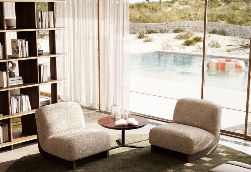 Mandela Bookshelf in living room