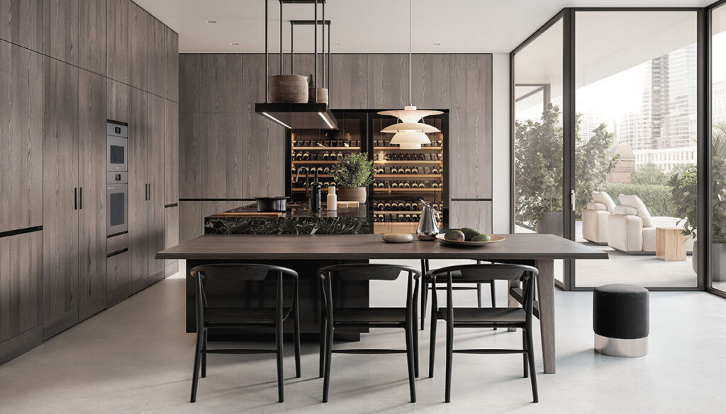 L-Shaped Convivium kitchen