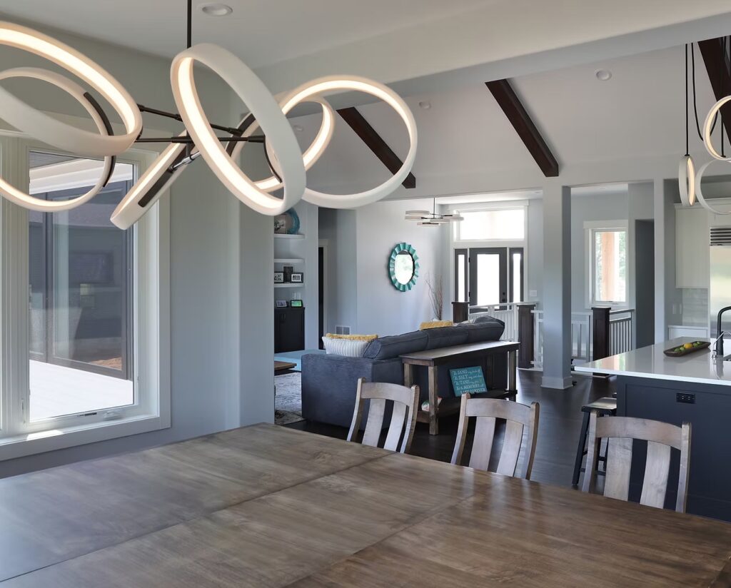 Nest light in white in kitchen