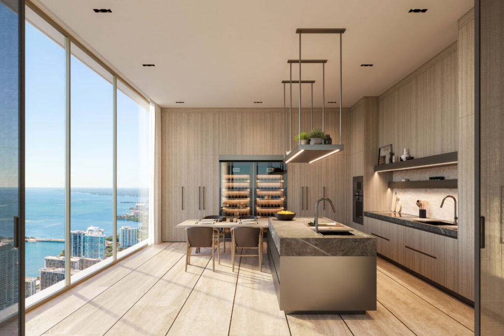 Arclinea kitchen view from the side