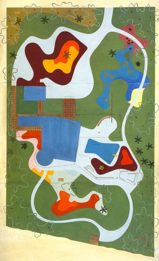 landscape plans by Roberto Burle Marx