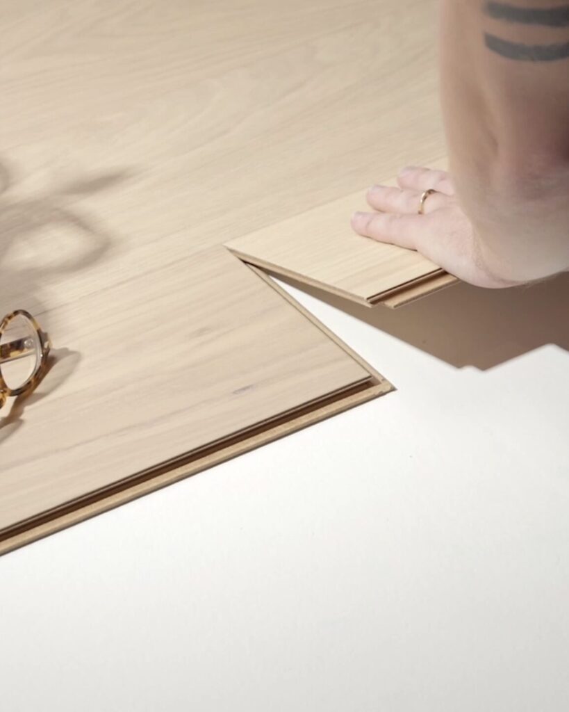 Bjelin flooring clicking into place