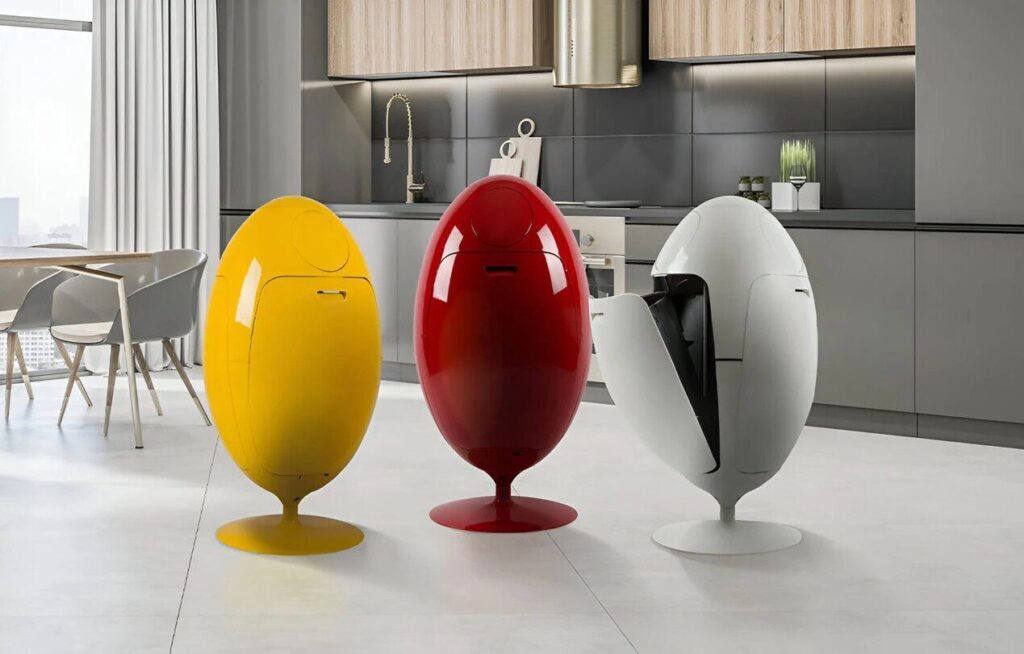 Ovetto trash receptacles