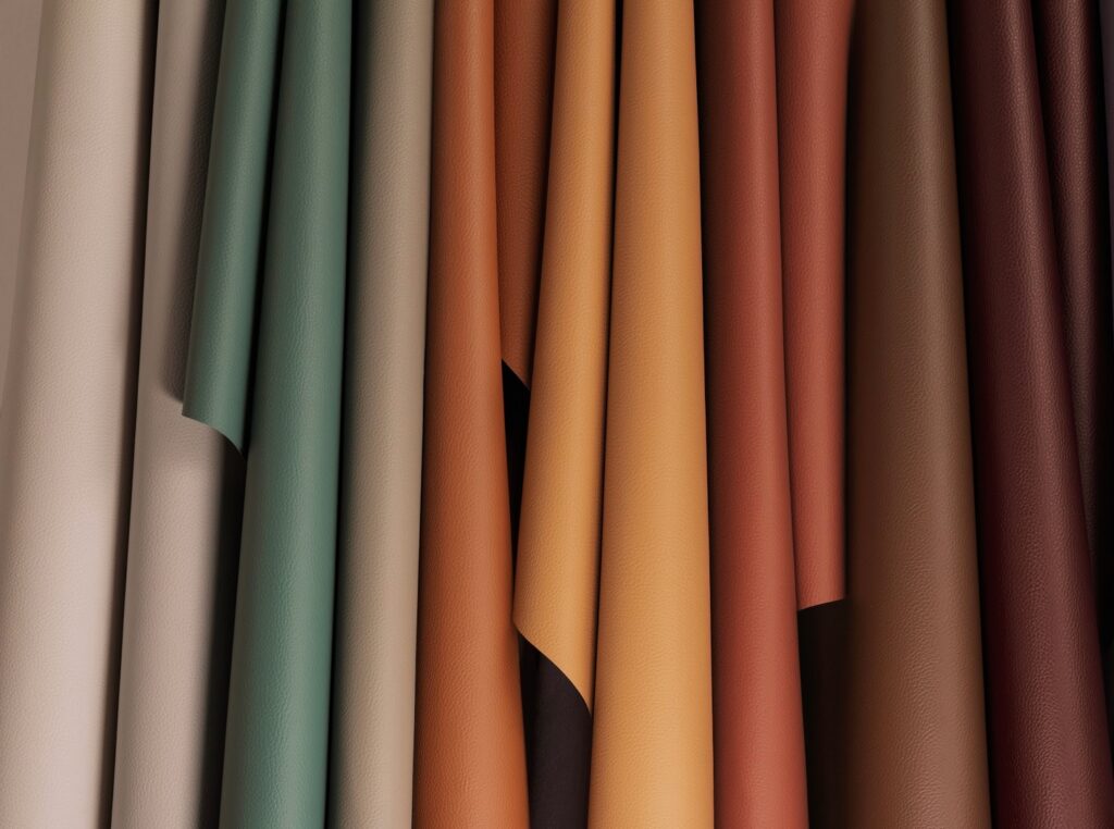 Detail samples of new colors