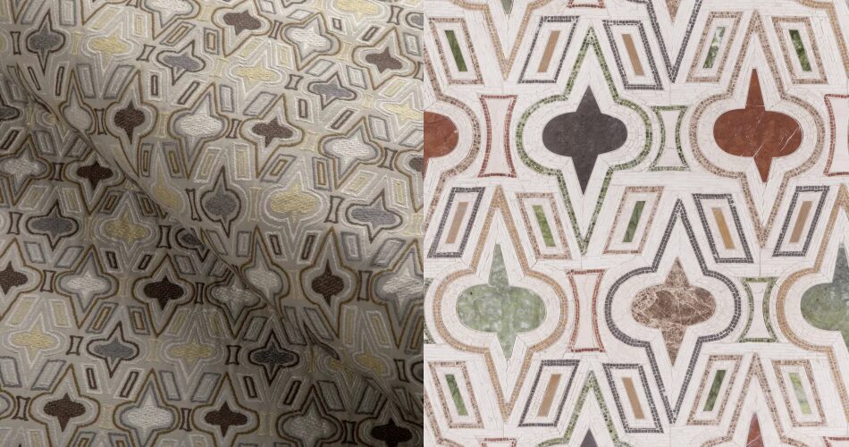 Casino Royale textile and tile