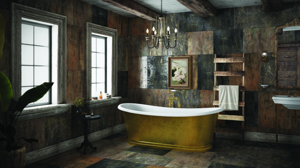 A Brass Bathtub Walks Into the Room