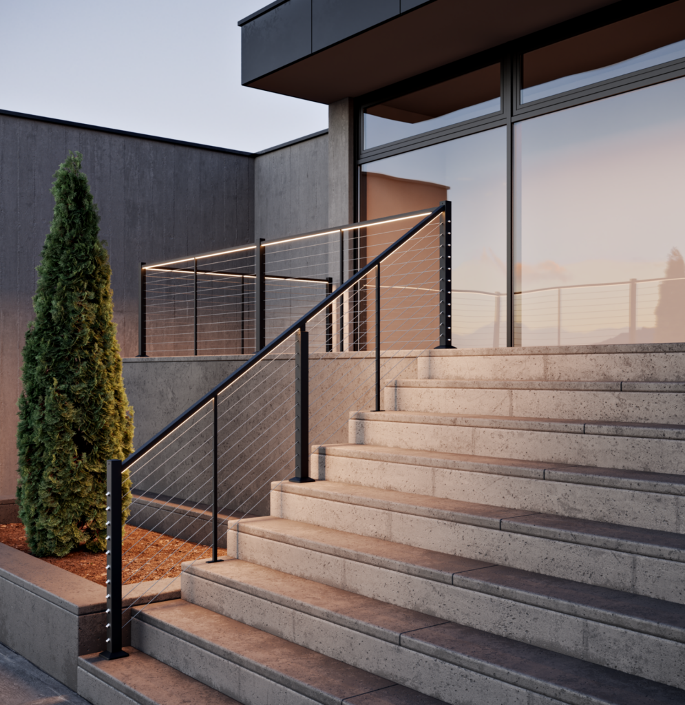 LED Railing Lighting, Straight Out of the Box
