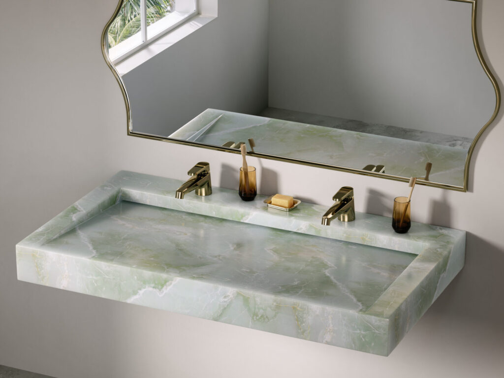 Dualis Brings Carrara, Calacatta, and One Moody Brown to the Handle  